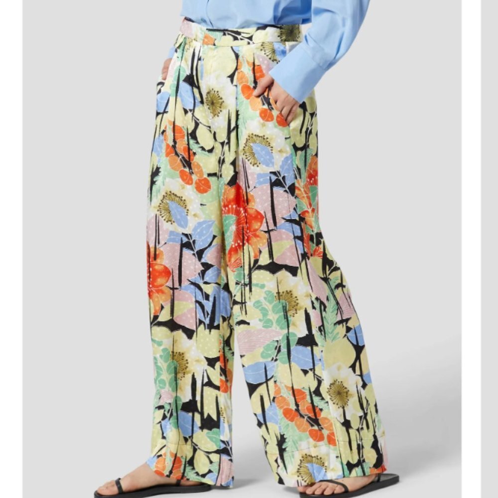 Equipment Lorin Wide Leg Trousers size 8 - Picture 3 of 9